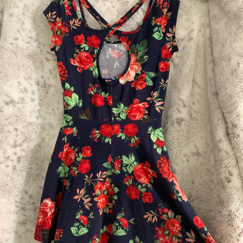Floral mini day dress